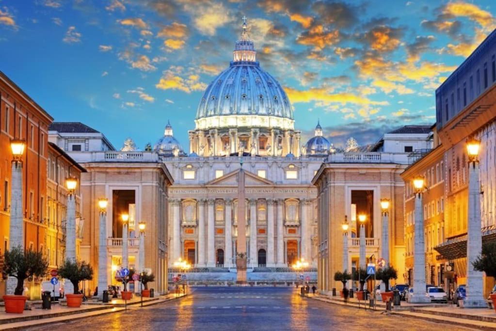 Vaticano-Metro A Luminoso Quadrilocale Rome Exterior photo